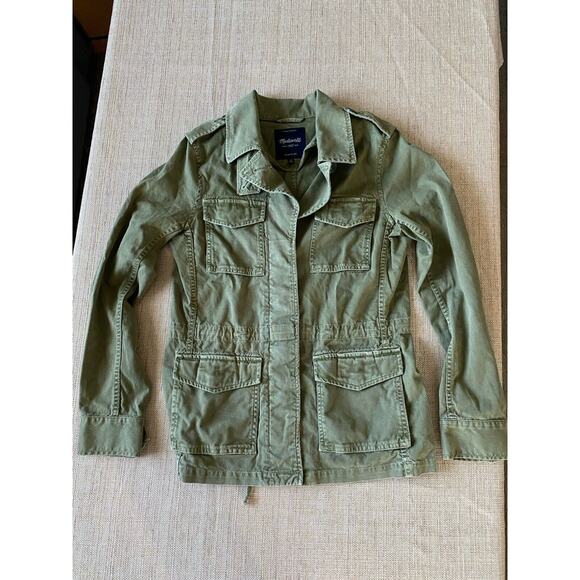 MADEWELL Womens Jacket Outbound Army Green Military XS - Picture 1 of 7